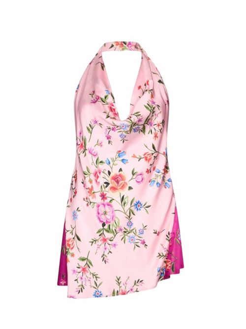 Satin floral top Liu Jo | CA6208TS562.P9668